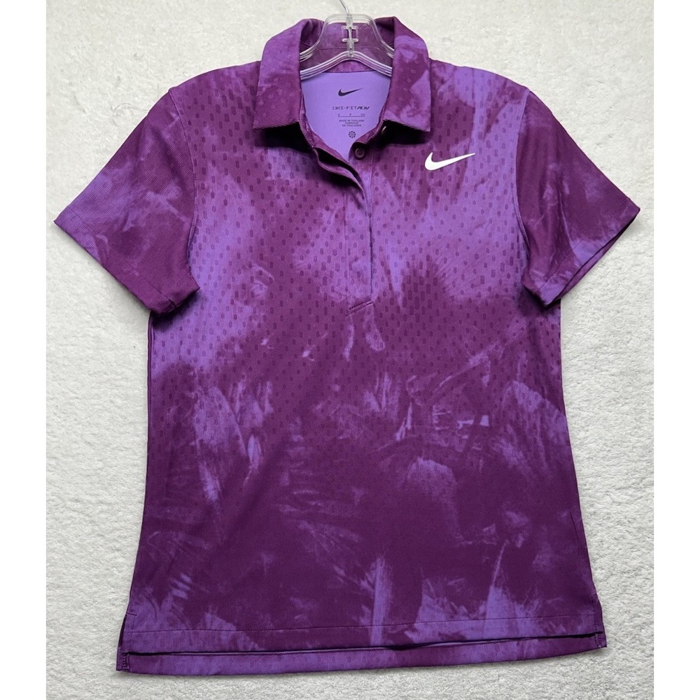 Nike Womens Size XS Navy Blue Victory+ Dri Fit Golf Polo Shirt New (U3)